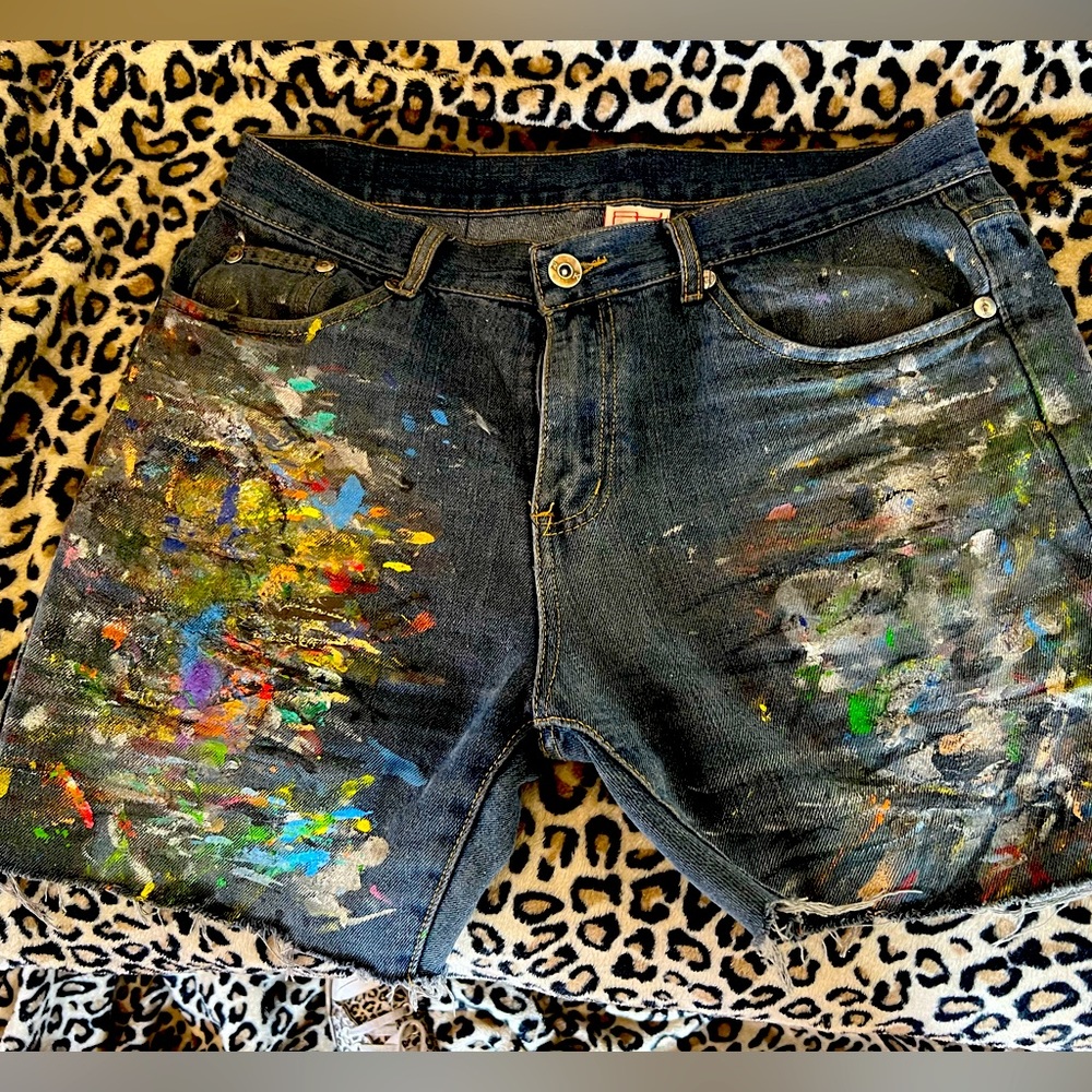 Painted shorts 1